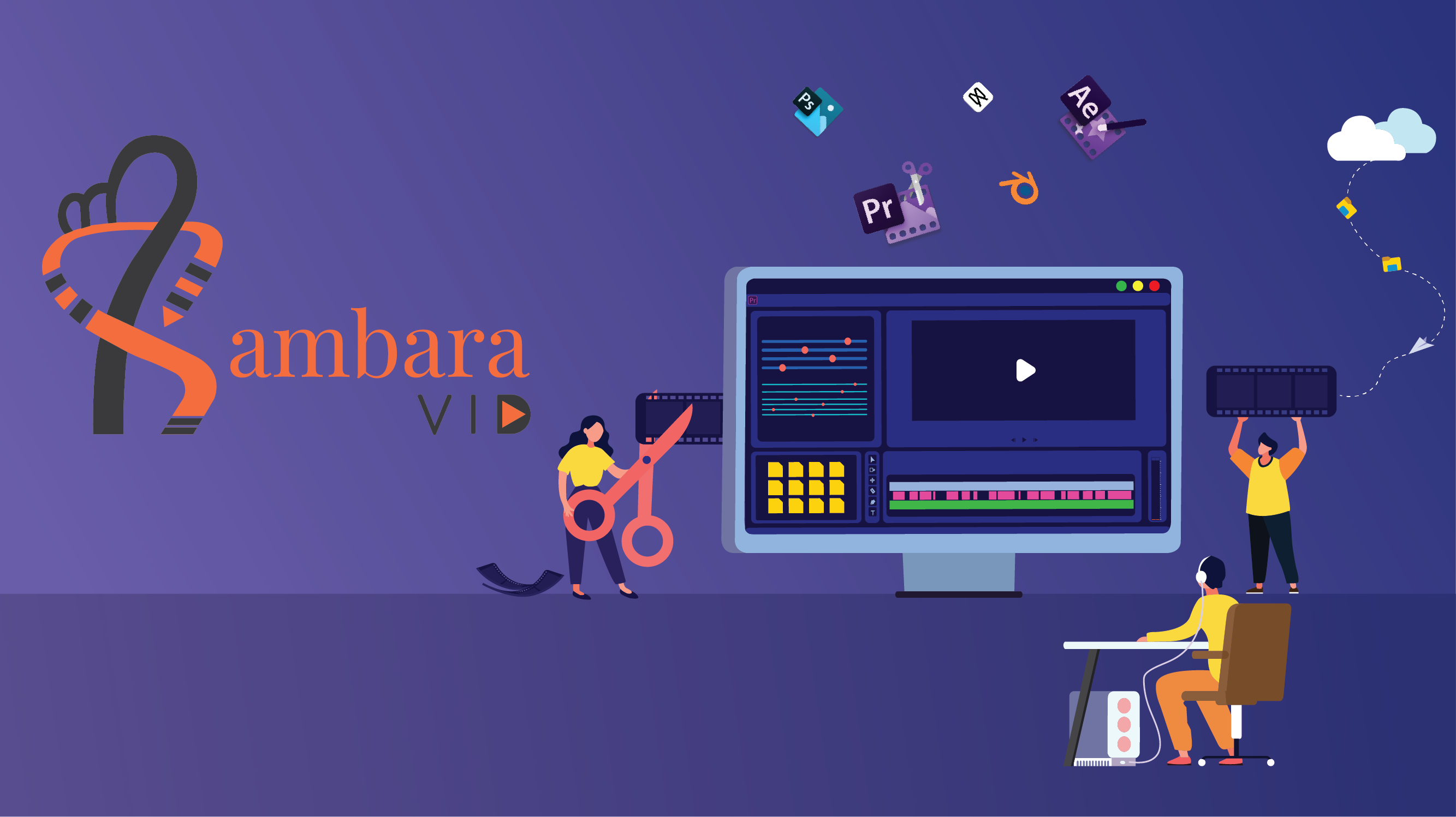Sambaravid - video editing and 2d animation services